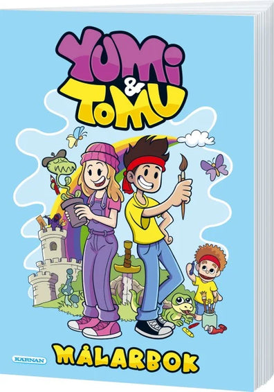 Yumi & Tomu Målarbok